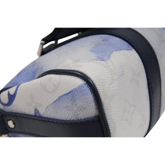 Louis Vuitton Keepall Bandouliere XS Duffle Bag Blue Watercolor M45761 - Picture 13 of 16